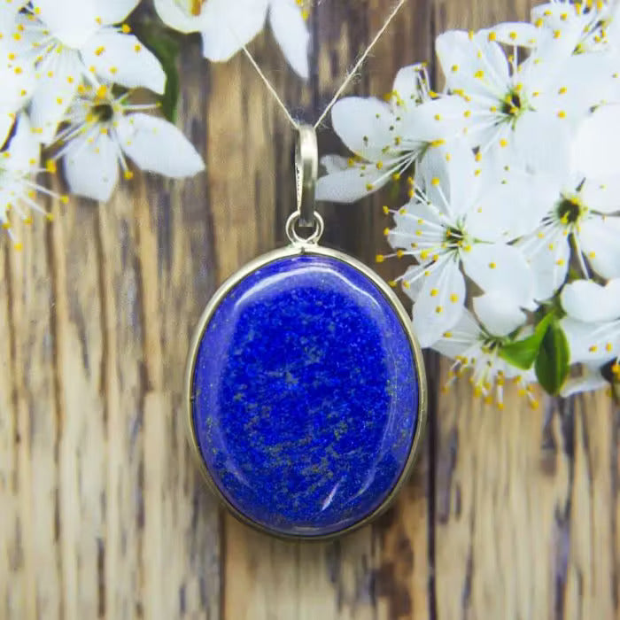 Lapis Lazuli Crystal Pendant (Certificate)