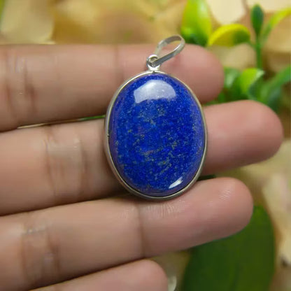 Lapis Lazuli Crystal Pendant (Certificate)