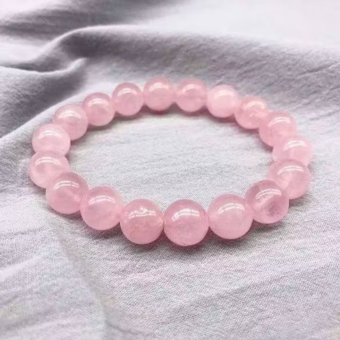 Natural Rose Quartz Gemstone Bracelet